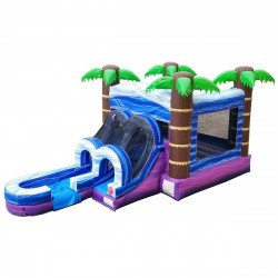 Kids Tropical Bounce House Combo (Wet & Dry)